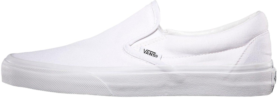 Vans Classic Slip-On Wide 'Canvas - True White' VN0A4BHOW00 Buy Vans Classic Slip-On Wide 'Canvas - True White' VN0A4BHOW00