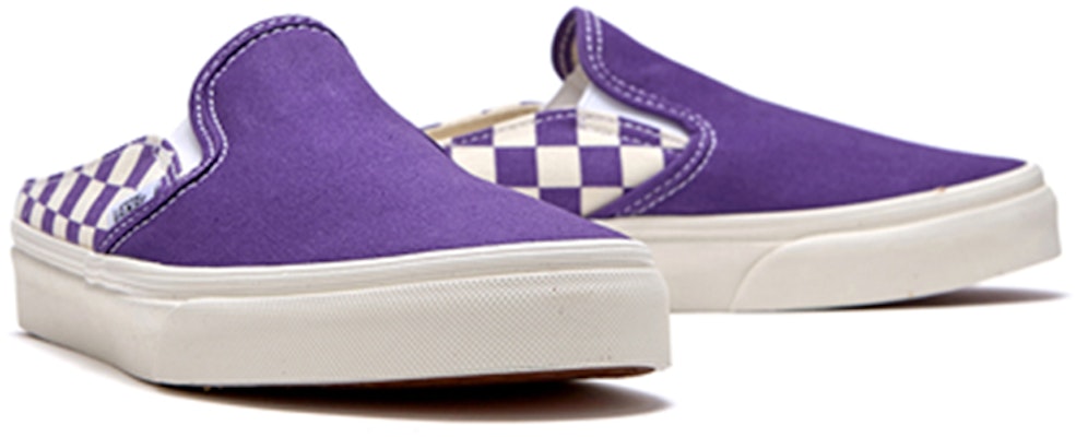 Vans Slip-On Blanco Púrpura Cuadrícula 'White Purple' FLVNAS1U13 Shop Vans Slip-On Blanco Púrpura Cuadrícula 'White Purple' FLVNAS1U13