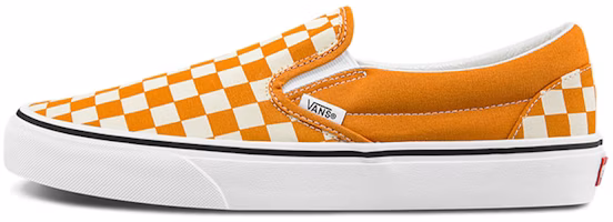 Vans Unisex Checkerboard Classic Slip-On Sneakers Yellow/White VN0A5JMH8LF Vans Unisex Checkerboard Classic Slip-On Sneakers Yellow/White VN0A5JMH8LF