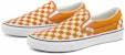 Vans Unisex Checkerboard Classic Slip-On Kasut Kuning/Putih VN0A5JMH8LF