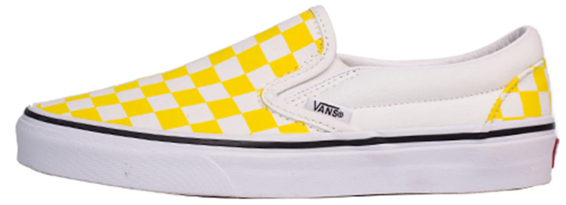 Vans 低筒懶人鞋 黃白棋盤格 男女同款 Buy Vans 低筒懶人鞋 黃白棋盤格 男女同款