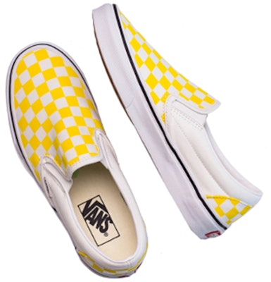 Vans 色彩理论 UA 方格乐福鞋 '黄白' VN0A4BV3VXL Shop Vans 色彩理论 UA 方格乐福鞋 '黄白' VN0A4BV3VXL