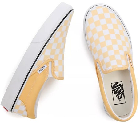 Vans Classic Slip-On 'Checkerboard - Flax' VN000XG8AZV Shop Vans Classic Slip-On 'Checkerboard - Flax' VN000XG8AZV