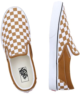 Vans Classic Slip-On Warna Teori 'Coklat Putih' VN000BVZ1M7 Shop Vans Classic Slip-On Warna Teori 'Coklat Putih' VN000BVZ1M7