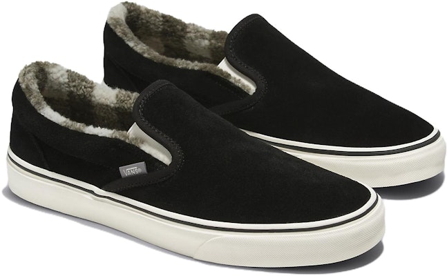 Vans Classic Slip-On Cozy Hug Sherpa 'Hitam' VN000BVZBM8 Order Vans Classic Slip-On Cozy Hug Sherpa 'Hitam' VN000BVZBM8