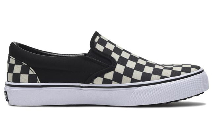 Vans Slip-On Black White Grid Japanese Version Black And White 圖 2