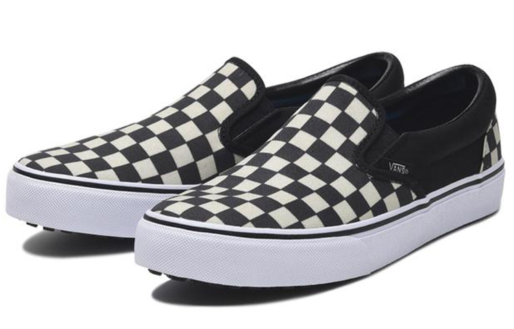 Vans Slip-On Black White Grid Japanese Version Black And White 圖 3