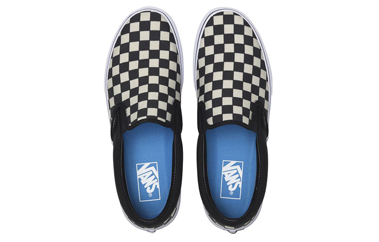 Vans Slip-On Black White Grid Japanese Version Black And White 圖 4