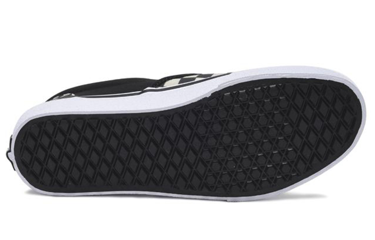 Vans Slip-On Black White Grid Japanese Version Black And White 圖 6