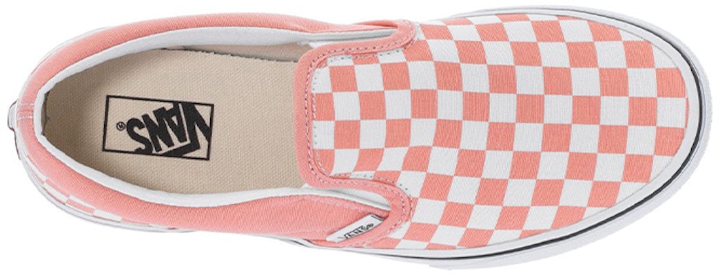 Vans经典便鞋 K 格子粉白款 VN0A4UH80I0 Shop Vans经典便鞋 K 格子粉白款 VN0A4UH80I0