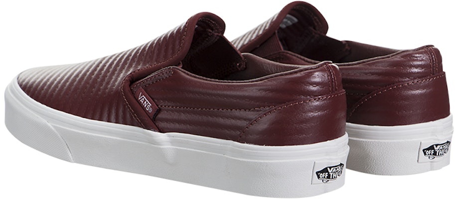 Vans Clásico Slip-On Cuero Rojo VN0A38F7OGI Lookbook Vans Clásico Slip-On Cuero Rojo VN0A38F7OGI