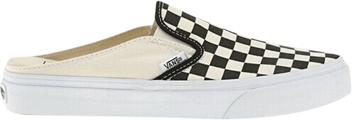 Checkered black 2025 vans slip on