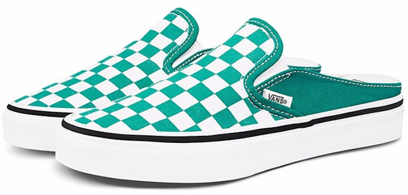 Vans Classic Slip-On Mule 'Green White' VN0A4P3U06B Order Vans Classic Slip-On Mule 'Green White' VN0A4P3U06B
