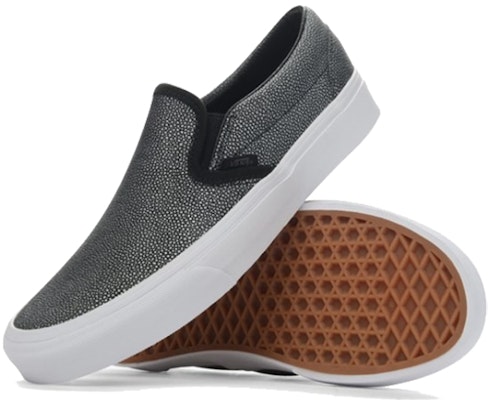 Vans Classic Slip-On Negras Stingray Black/White V004MPJQY Order Vans Classic Slip-On Negras Stingray Black/White V004MPJQY