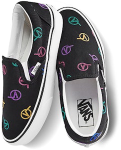 Vans Classic Slip-On Vlogo 'Hitam Kuning Merah Muda' VN0A4U3816Y Shop Vans Classic Slip-On Vlogo 'Hitam Kuning Merah Muda' VN0A4U3816Y