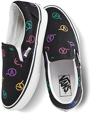 Vans Classic Slip-On Vlogo 'Black Yellow Pink' VN0A4U3816Y Shop Vans Classic Slip-On Vlogo 'Black Yellow Pink' VN0A4U3816Y