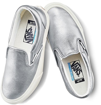 Vans Classic Slip-On Vlt Lx Silver Pink VN0A4UX40GH Shop Vans Classic Slip-On Vlt Lx Silver Pink VN0A4UX40GH