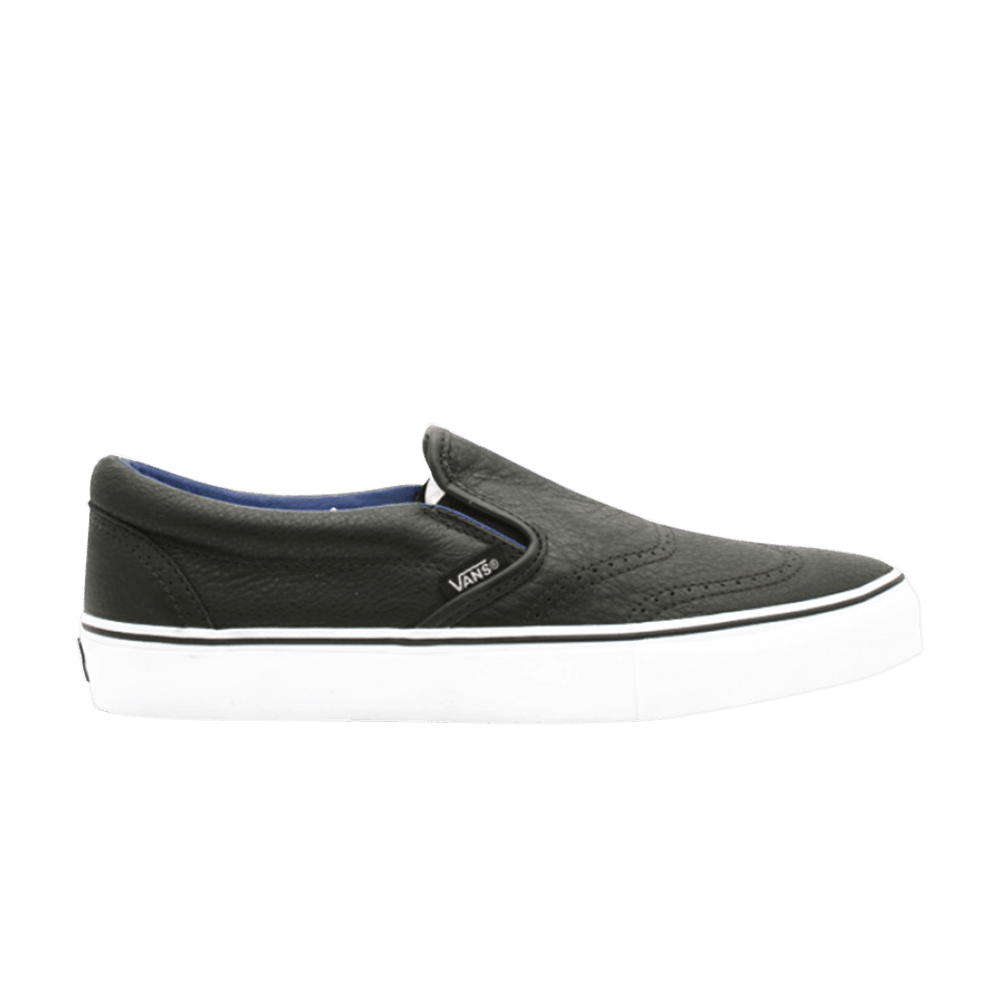 Vans Classic Slip On Wingtip LX 'Black'