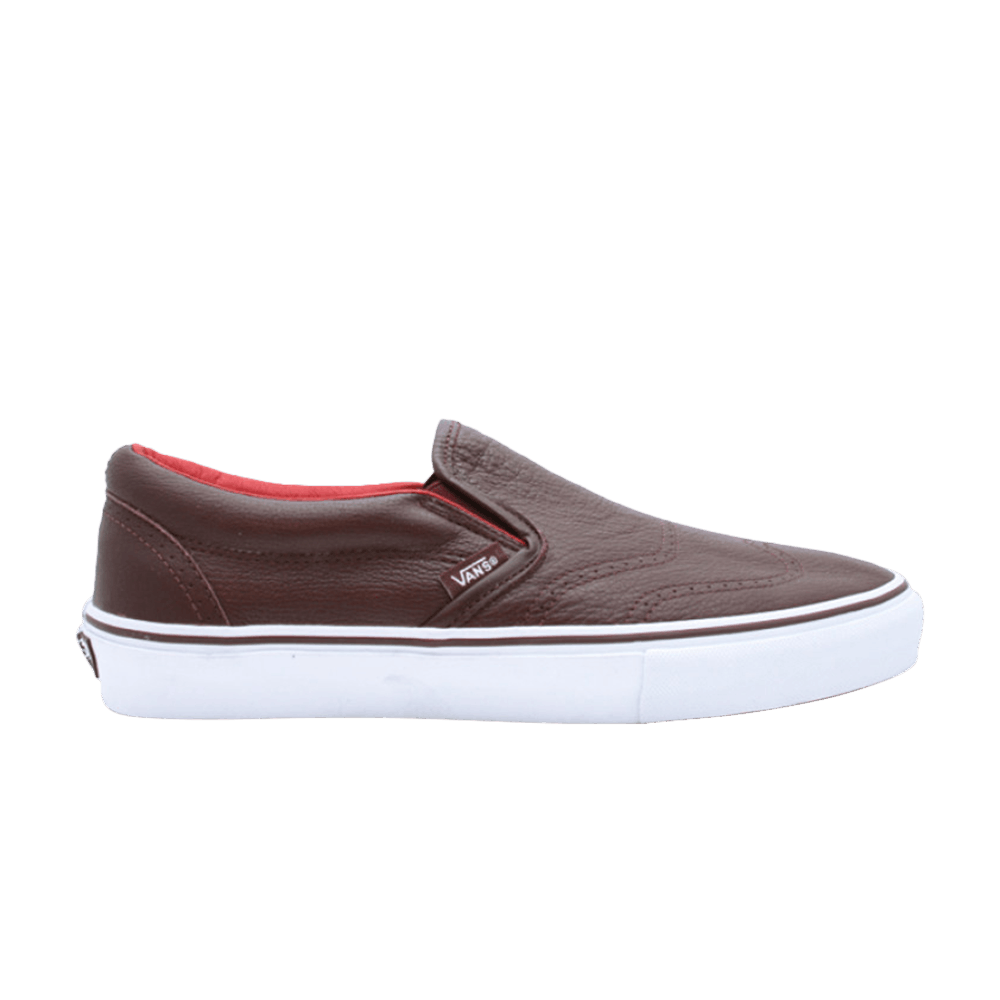 Vans Classic Slip On Wingtip LX 'Brown' VNOIL44AX