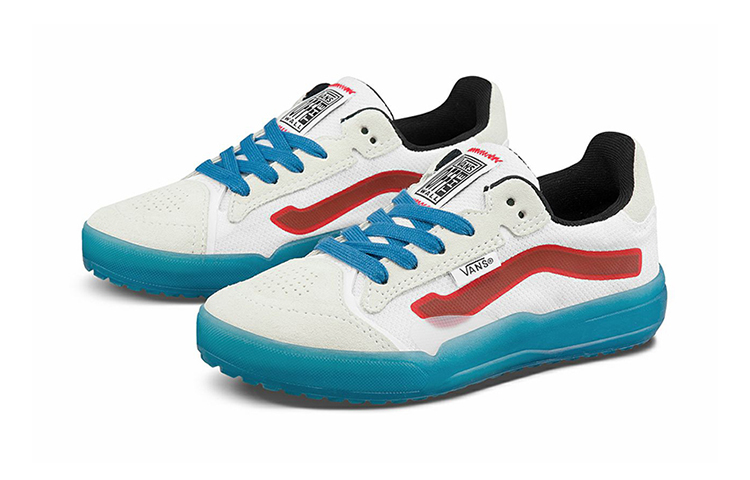 Order 中童 Vans Classics 防滑耐磨輕便 低筒 滑板鞋 白藍