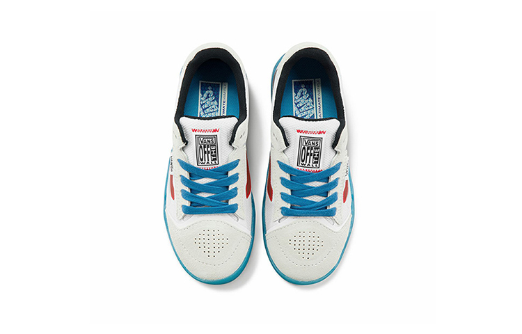 Lookbook 中童 Vans Classics 防滑耐磨輕便 低筒 滑板鞋 白藍