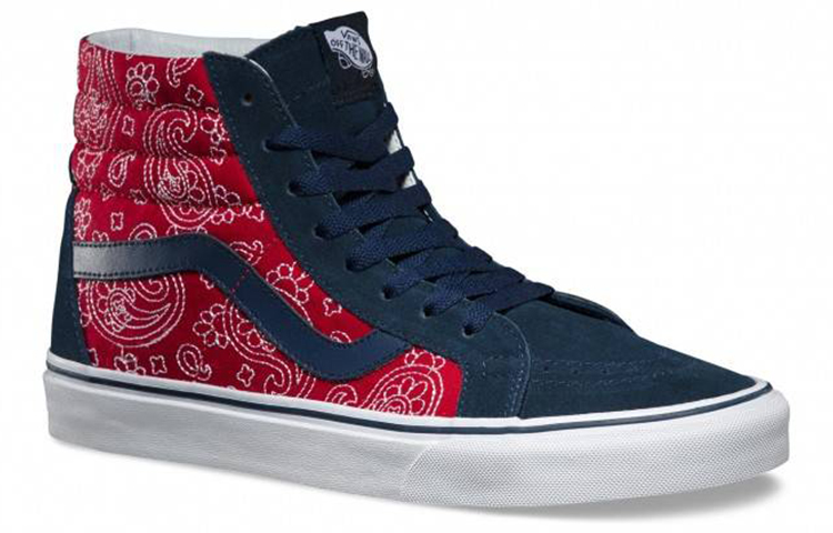 Lookbook Vans经典SK8-Hi复刻版'红蓝' VN000V3CAI9Q