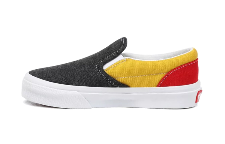 Vans Coastal Classic Slip-On 'Black Yellow Red' VN0A4BUTWK7