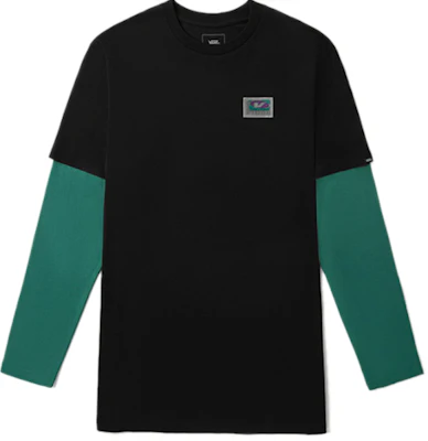 Vans Kaos Lengan Panjang Unisex Warna Blok Hitam Casual VN0A54I7BLK Buy Vans Kaos Lengan Panjang Unisex Warna Blok Hitam Casual VN0A54I7BLK
