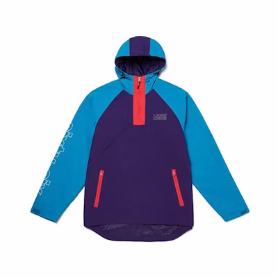 Vans Colorblock Half-Zip Windbreaker Jacket Blue/Purple VN0A4BPC9E1