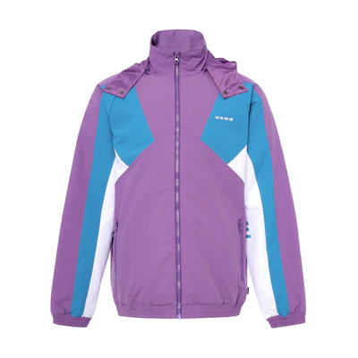 Vans Colorblock Hooded Jacket Purple Casual Outerwear VN0A49K2ZSV