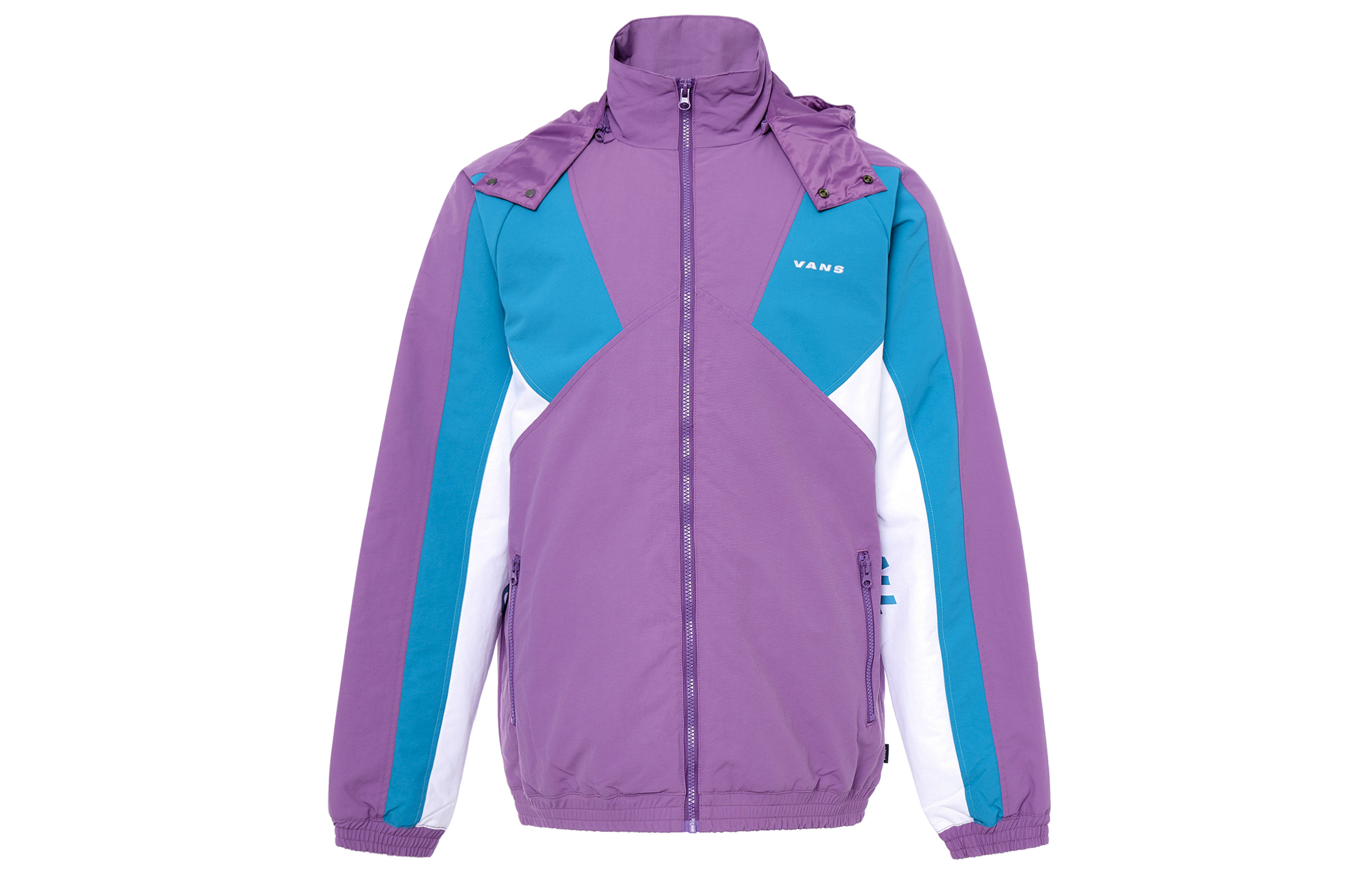 Order Vans 紫色拼接連帽夾克休閒外套 VN0A49K2ZSV