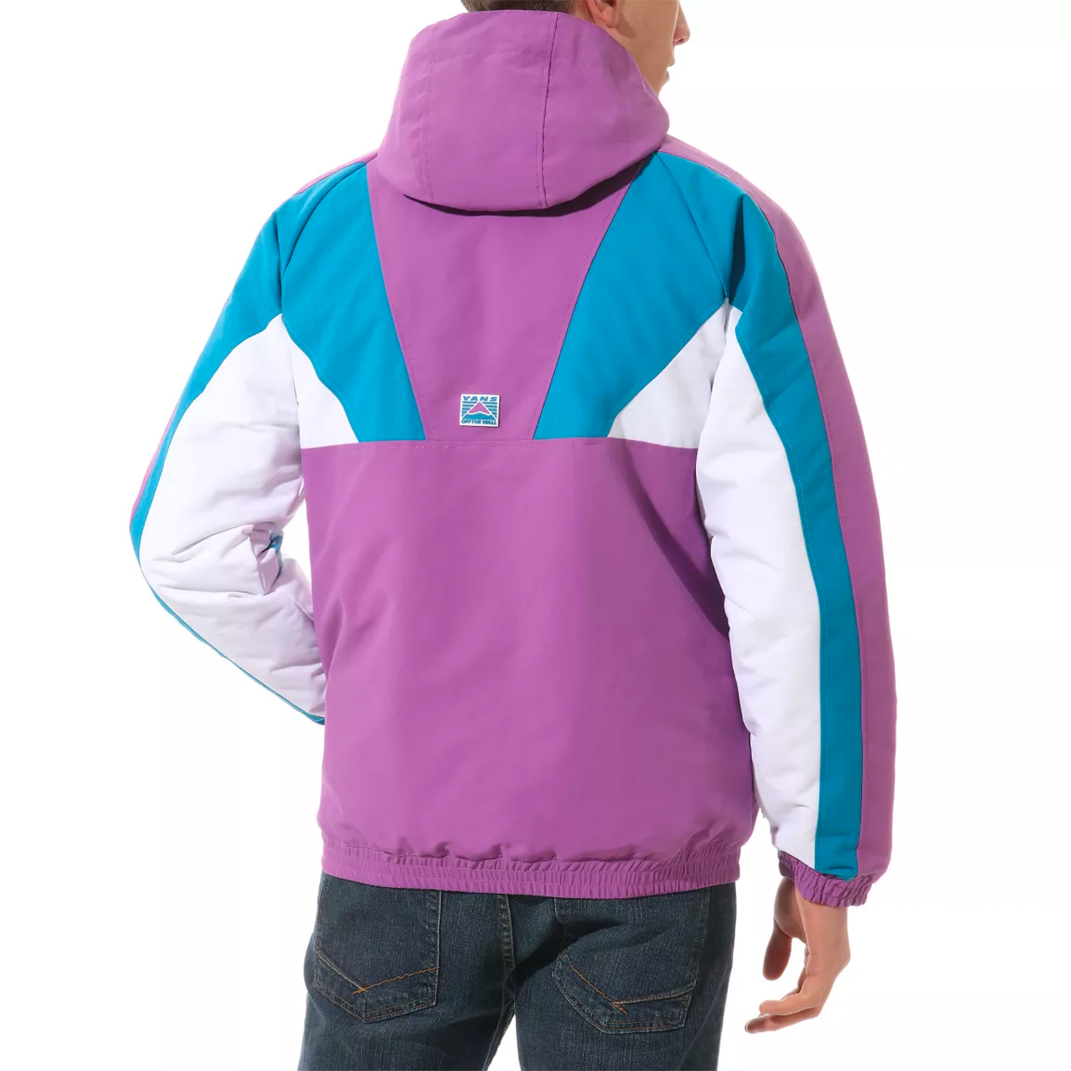 Details for Vans 紫色拼接連帽夾克休閒外套 VN0A49K2ZSV