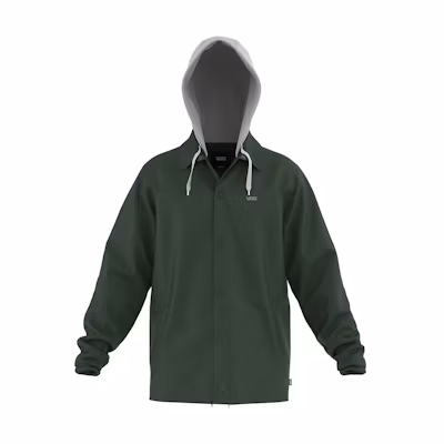 Vans Colorblock Hooded Long-Sleeve Jacket Green VN0A3HOUBD6