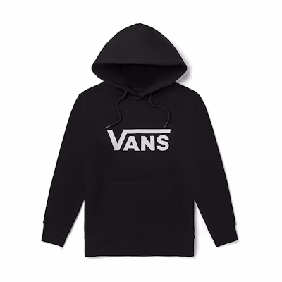 Vans Colorblock Logo Fleece Pullover Sweatshirt Unisex Black VN0A5H87BLK
