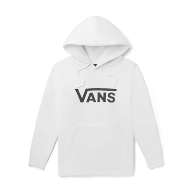 Vans Colorblock Logo Hoodie Pullover Fleece Unisex White VN0A5H87WHT
