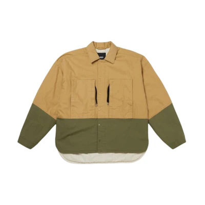 Vans Colorblock Single-Breasted Stand Collar Long Sleeve Jacket Men Colorblock VN000H2J5QJ1