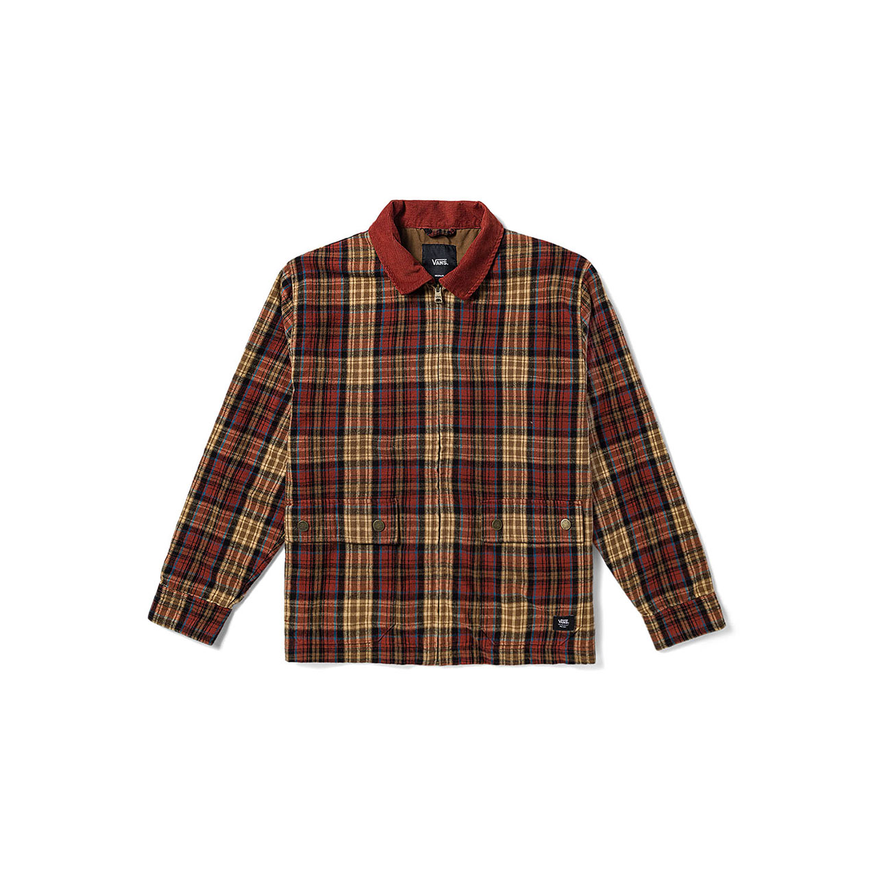 Vans Colorful Plaid Zip-Up Jacket Multicolor VN0008G8448
