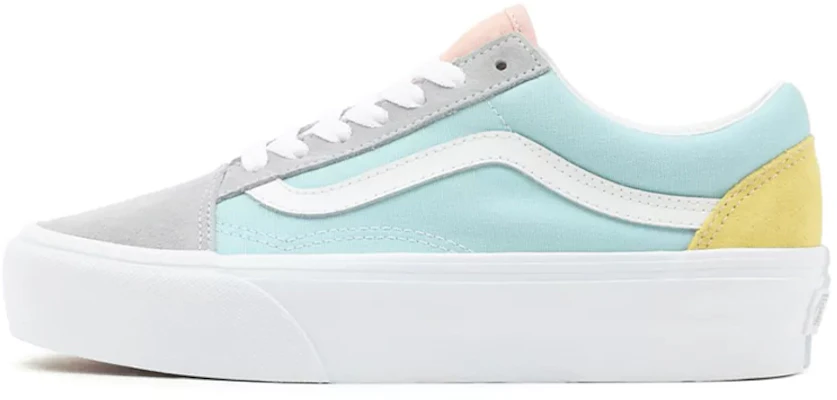 Vans Colour Block Old Skool Platform 'Blue Gray Pink' VN0A5KRG8OJ Buy Vans Colour Block Old Skool Platform 'Blue Gray Pink' VN0A5KRG8OJ