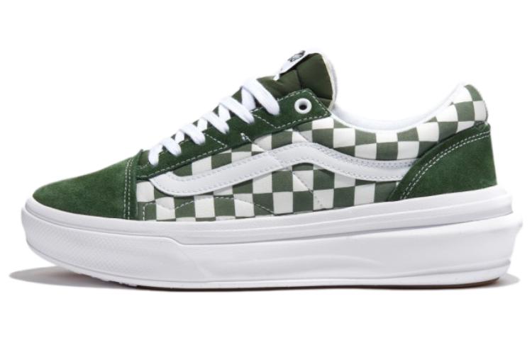 Vans Comfycush Checkerboard Old Skool Overt Cc Skate Shoes 'Green' VN000BWABXU