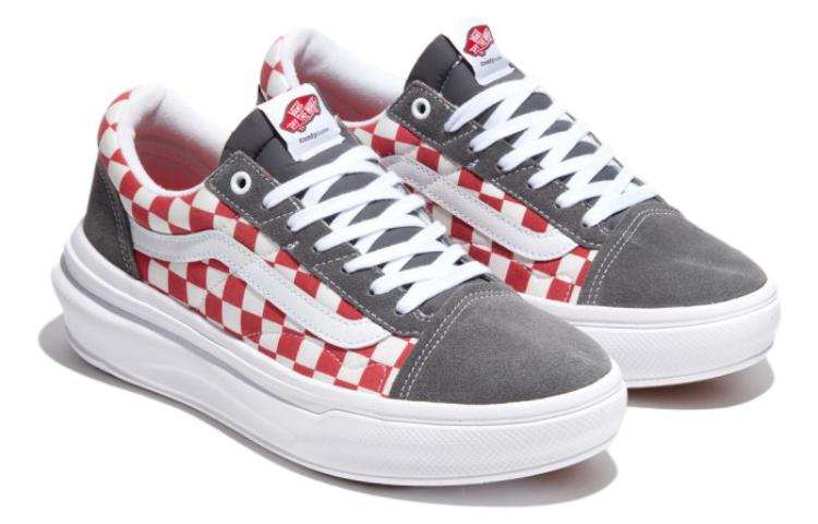 Vans Comfycush Checkerboard Old Skool Overt Cc Skate Shoes 'Red' 圖 3