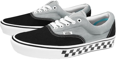 Vans Comfycush Era 棋盤格 防滑減震 低筒 滑板鞋 男女同款 黑灰 Lookbook Vans Comfycush Era 棋盤格 防滑減震 低筒 滑板鞋 男女同款 黑灰