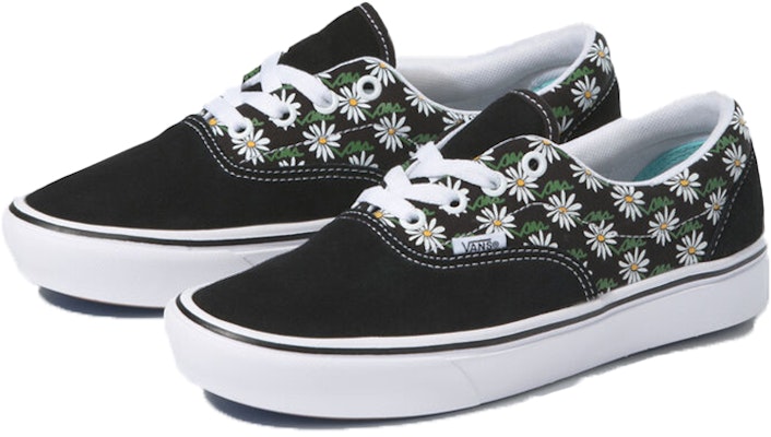 Vans Comfycush Era 'Scribble Flower - Daisy Hitam'. VN0A3WM949K Lookbook Vans Comfycush Era 'Scribble Flower - Daisy Hitam'. VN0A3WM949K