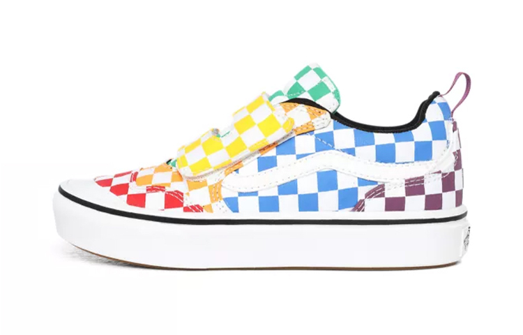 Vans Comfycush New Skool V 'Yellow Blue Purple' VN0A4U1PVLV