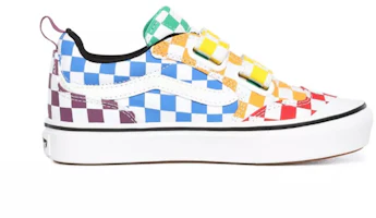 Lookbook Vans Comfycush New Skool 5 'Yellow Blue Purple' VN0A4U1PVLV