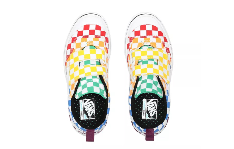 Details for Vans Comfycush New Skool V '黄蓝紫' 运动鞋 VN0A4U1PVLV