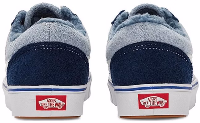 Vans ComfyCush Old Skool 防滑耐磨 低筒 滑板鞋 男女同款 藍色 Shop Vans ComfyCush Old Skool 防滑耐磨 低筒 滑板鞋 男女同款 藍色