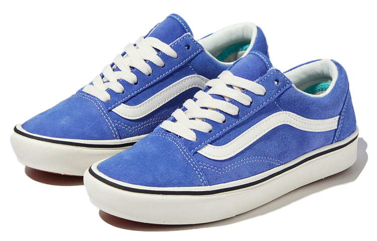 Lookbook Vans ComfyCush Old Skool ''Blau Weiß'' VN0A3WMA4AH