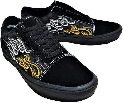 반스 컴피쿠션 올드스쿨 '이그니션 - 블랙' (Vans ComfyCush Old Skool 'Ignition - Black') VN0A5DYC8VV Lookbook 반스 컴피쿠션 올드스쿨 '이그니션 - 블랙' (Vans ComfyCush Old Skool 'Ignition - Black') VN0A5DYC8VV