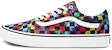 Vans Comfycush Old Skool 'Tie-Dye Checker' Lelaki Wanita Kasual Sneakers. VN0A3WMAWWU