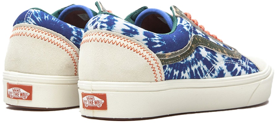 Vans Comfycush Old Skool Tie-dye 'Blue White' VN0A3WMA1S1 Lookbook Vans Comfycush Old Skool Tie-dye 'Blue White' VN0A3WMA1S1